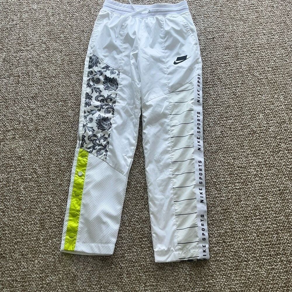 Nike Sportswear Solo Swoosh Patch Pants Phantom White Women's Small